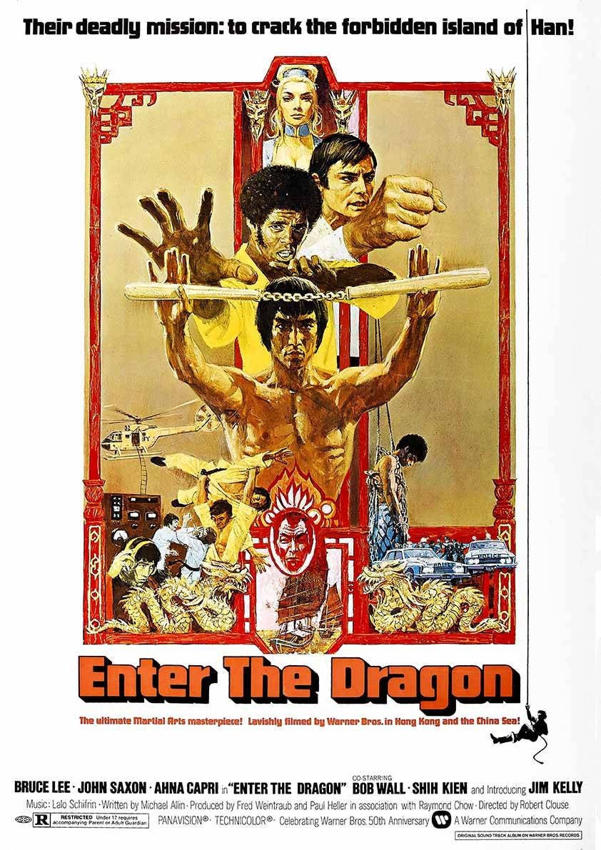 Movie poster for Enter the Dragon.