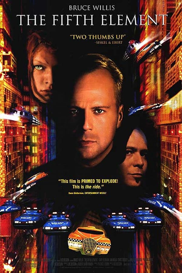 The movie poster for The Fifth Element