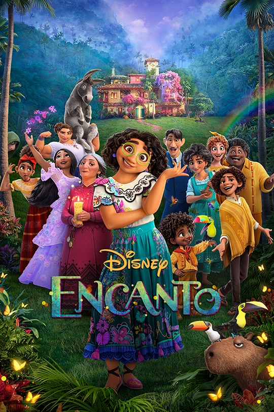 Movie poster for Encanto.