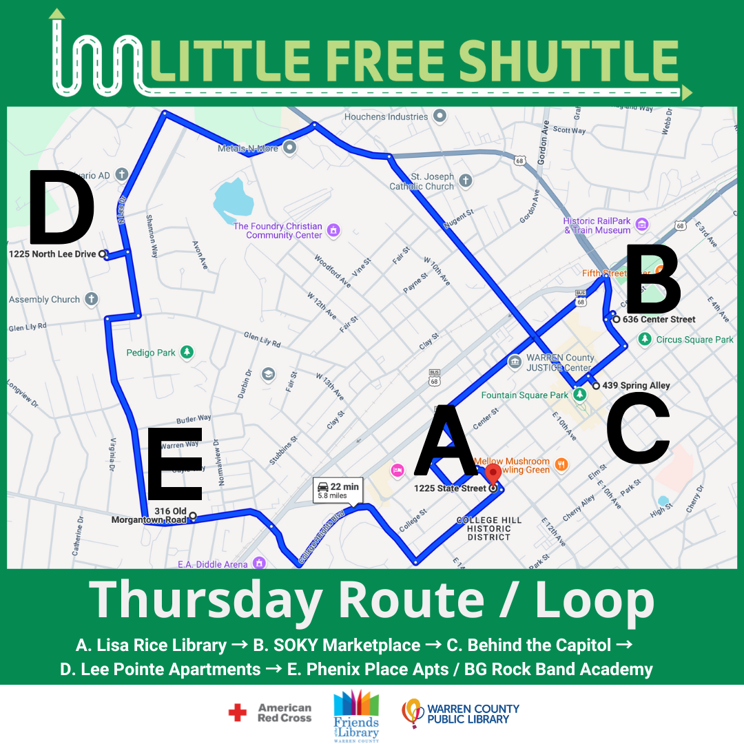 Route of Thursday's shuttle route