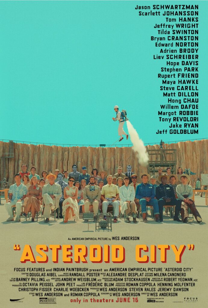 Image of movie poster for Asteroid City