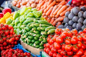 vegetables of all types