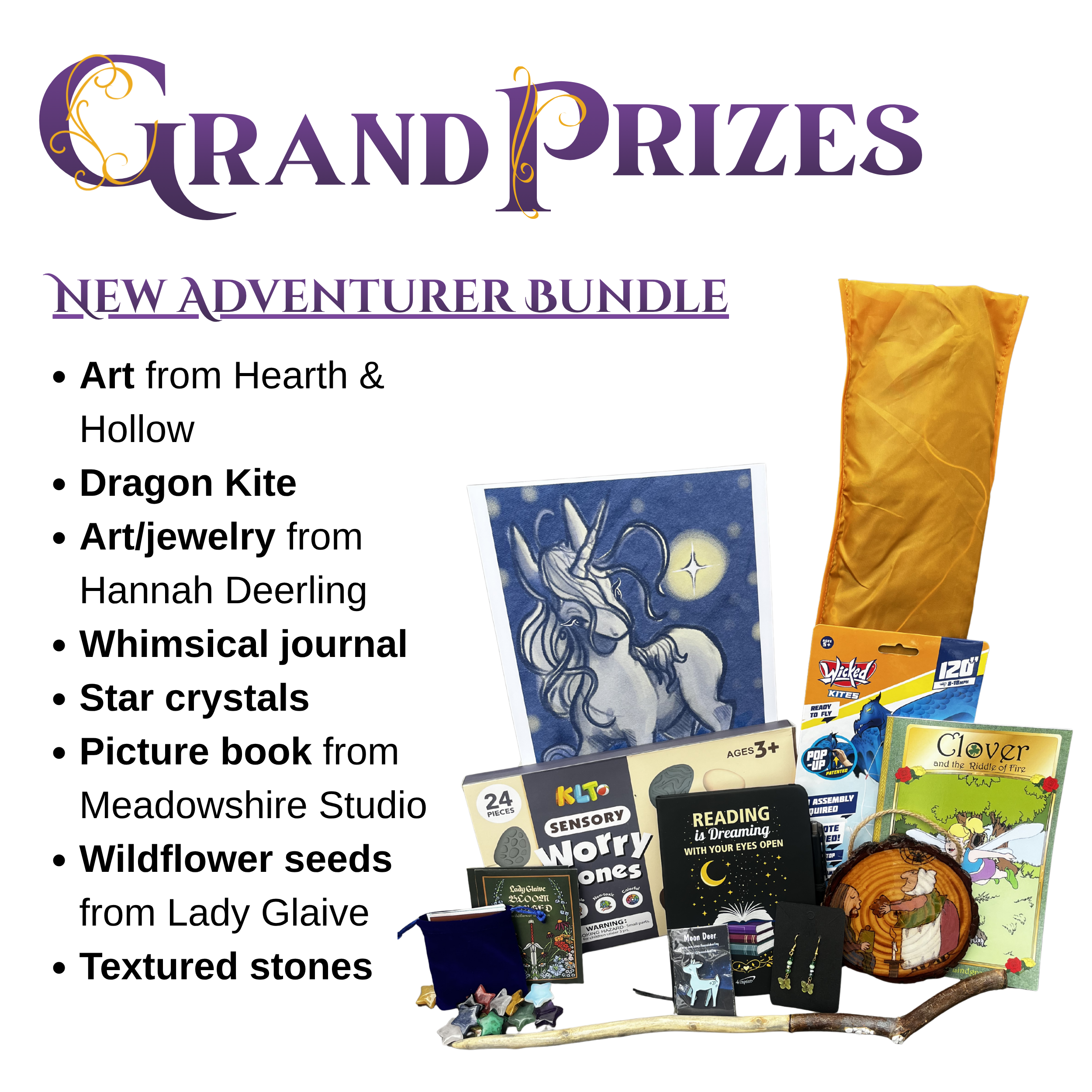 New Adventure Bundle prizes